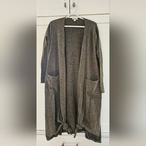 Women's Open Front Cardigan Sweater Large